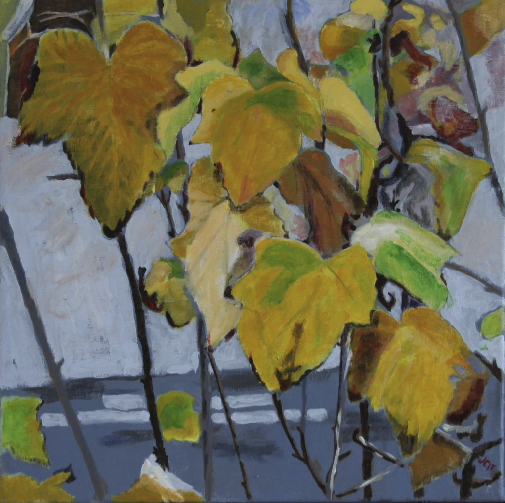2016 Solbær I, akryl på lærred, 50 x 50